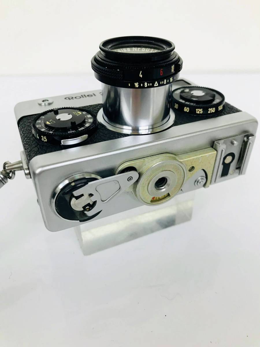 SY643]カメラ ROLLEI 35 シルバー GERMANY(ドイツ製) フィルムカメラ
