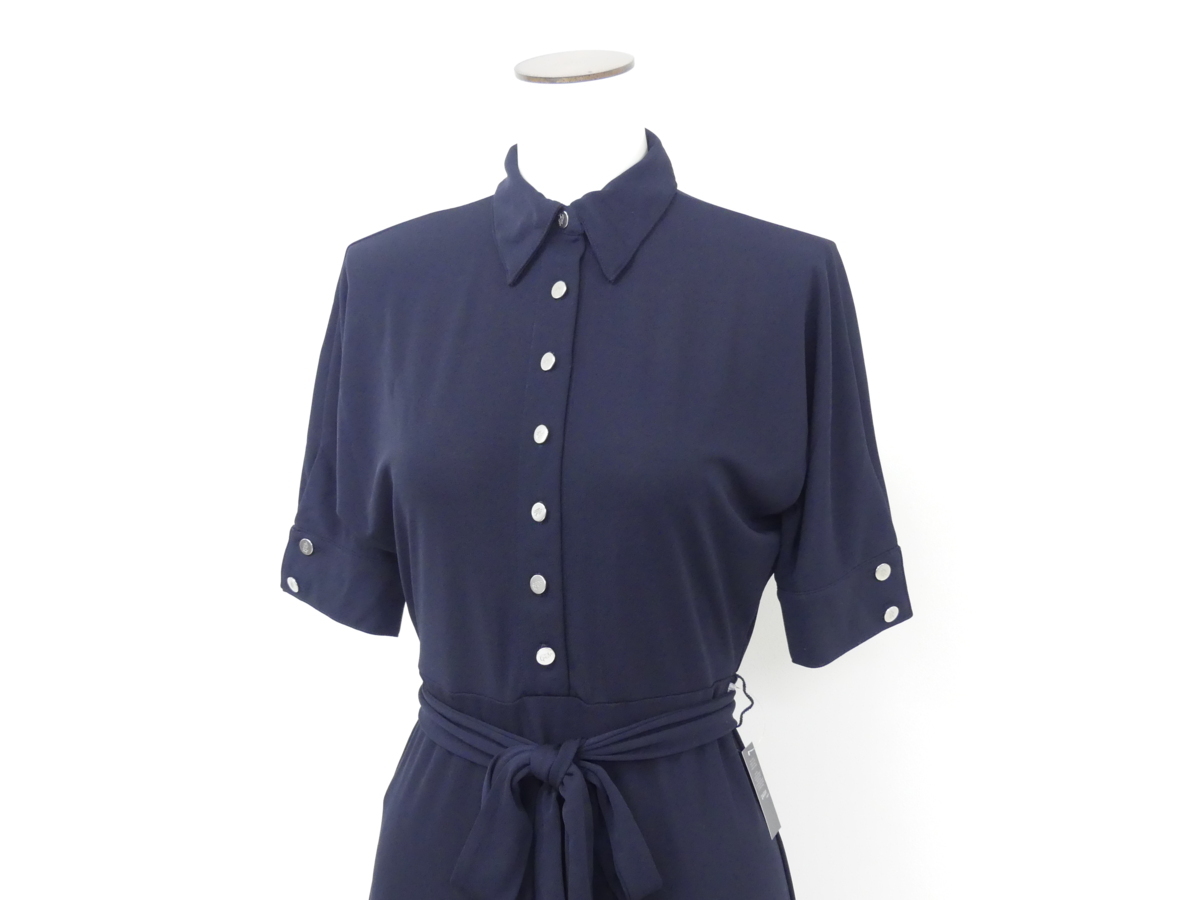 未使用 LAUREN RALPH LAUREN ドルマンスリーブジャージーワンピース XS 