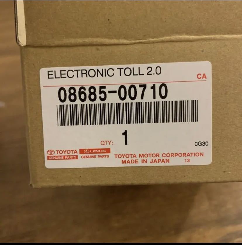 新品未使用品】トヨタ純正 ETC2.0 ビルトイン ボイスタイプ
