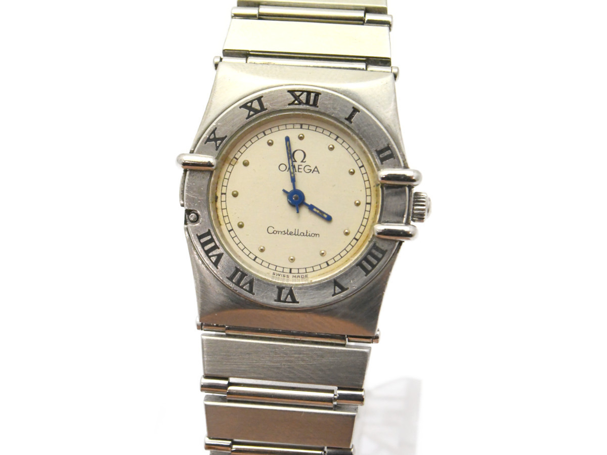 [中古品] 動作OK【OMEGA】オメガ コンステレーション レディースサイズ シルバー文字盤 動作OK クォーツ 中古品 2025年最新Yahoo!オークション -オメガ コンステレーション(オメガ