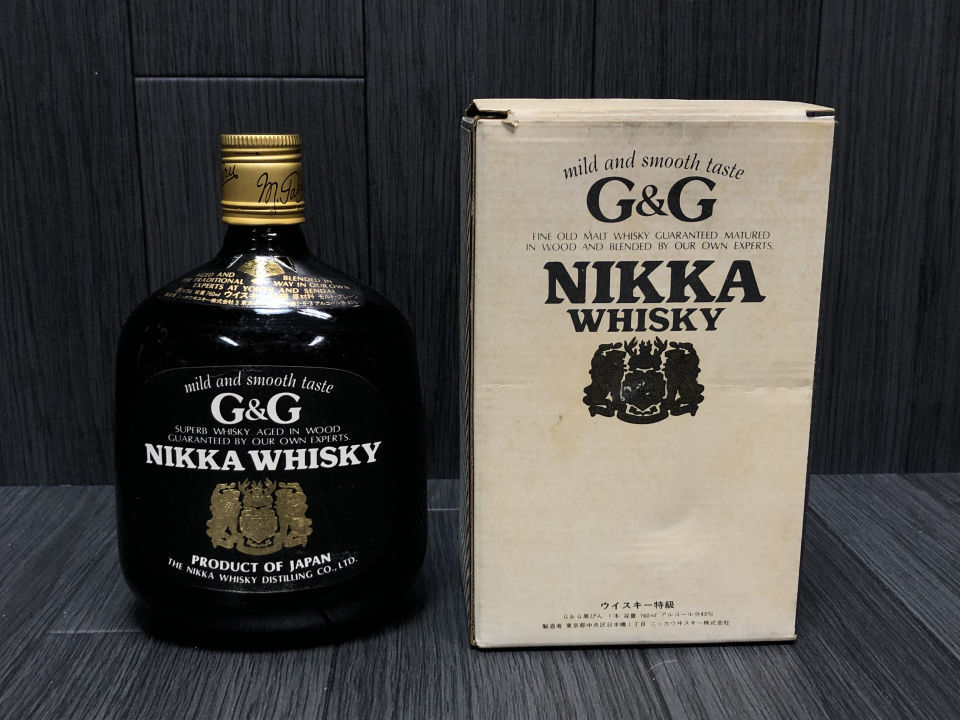節約 ニッカG＆G黒びん NIKKA WHISKY ニッカ G&G 黒びん