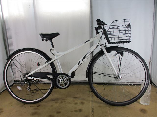 B693★8500円★整備済み スポーツ中古自転車 AUSTIN　ホワイト　LEDオートライト【クロスバイク】 B693☆8500円スタート☆整備済み スポーツ中古自転車 AUSTIN ホワイト