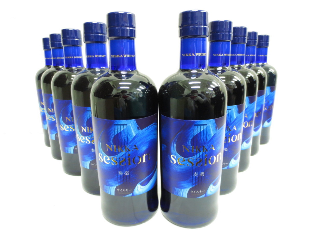 【大阪府在住の方限定】ウイスキー NIKKA ニッカ SESSION セッション 奏楽 700ml/43% 10本 セット 未開栓
