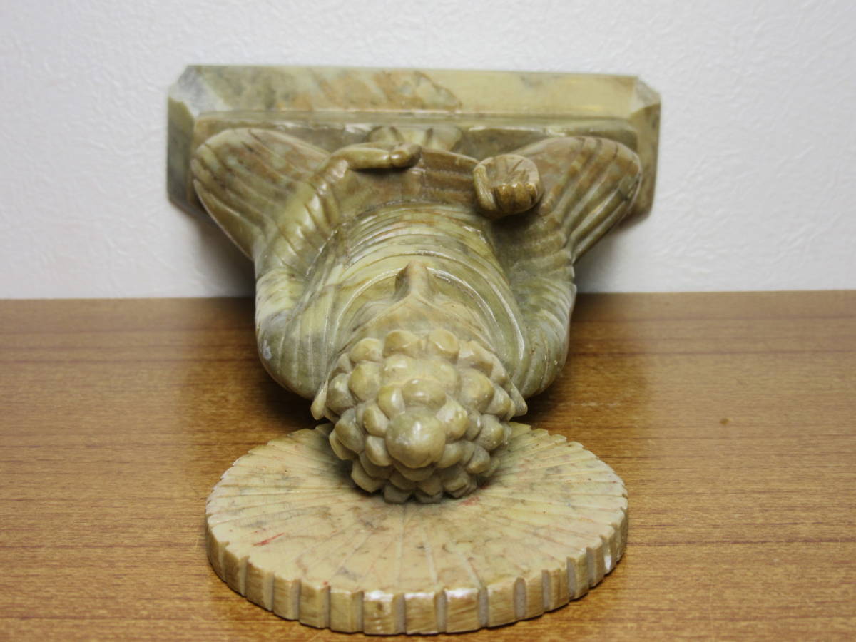 仏教美術 仏像座像 石造 『石造りの仏』クメール（高さ16㎝）石仏 中国美術