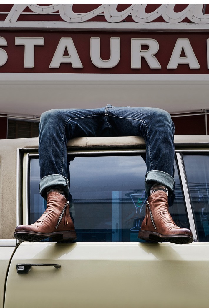 ブーツ メンズ Vintage 靴 シューズ 両サイドジッパー こなれ感 28 0cm ブラウン 1円 スタート 28 0cm 売買されたオークション情報 Yahooの商品情報をアーカイブ公開 オークファン Aucfan Com