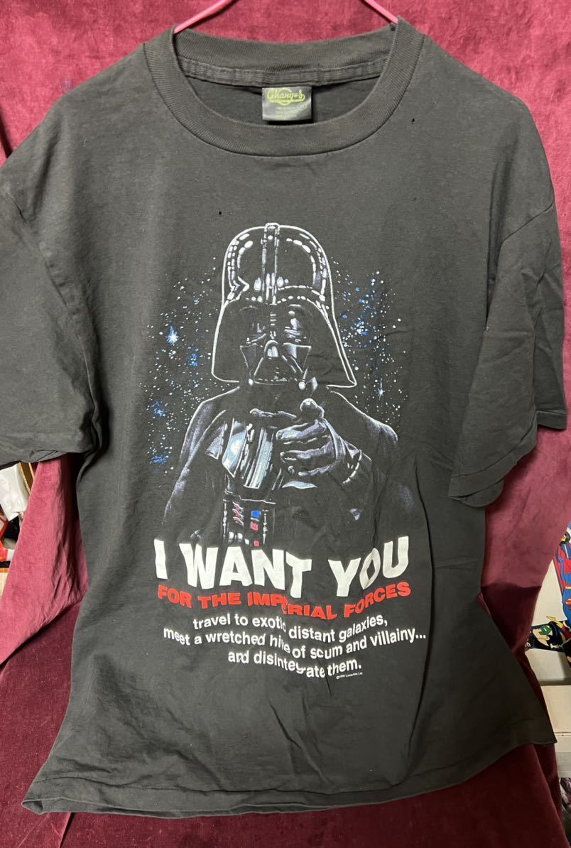 96 Usデッドストック Star Wars ダース ベイダー Tシャツ Xl Darth Vader イラスト キャラクター 売買されたオークション情報 Yahooの商品情報をアーカイブ公開 オークファン Aucfan Com