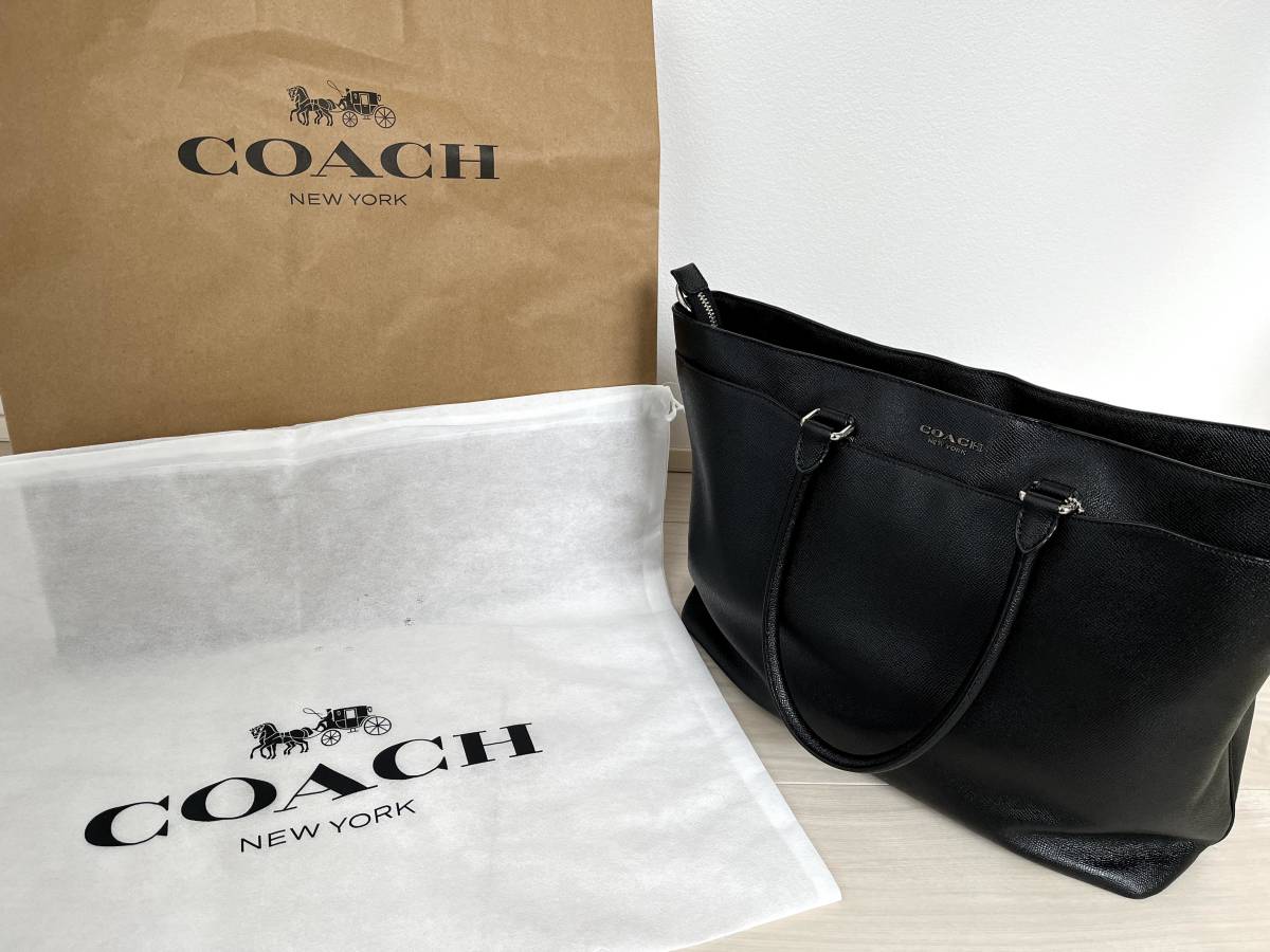 美品 COACH コーチ バッグ 2WAY トート ショルダー 斜めがけ BAG 