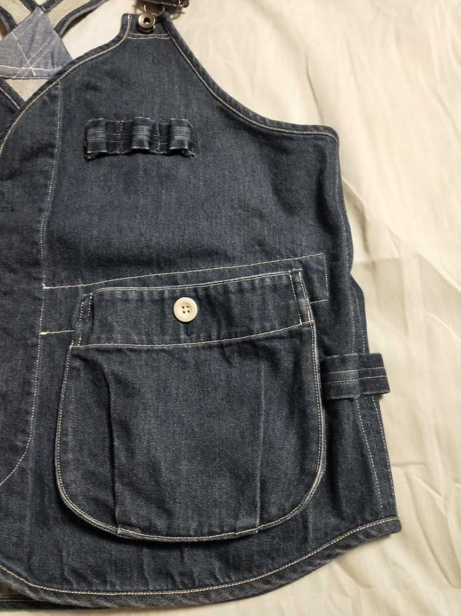 スノーピーク 焚火ベスト インディゴ M（Indigo TAKIBI Vest M Bleach 