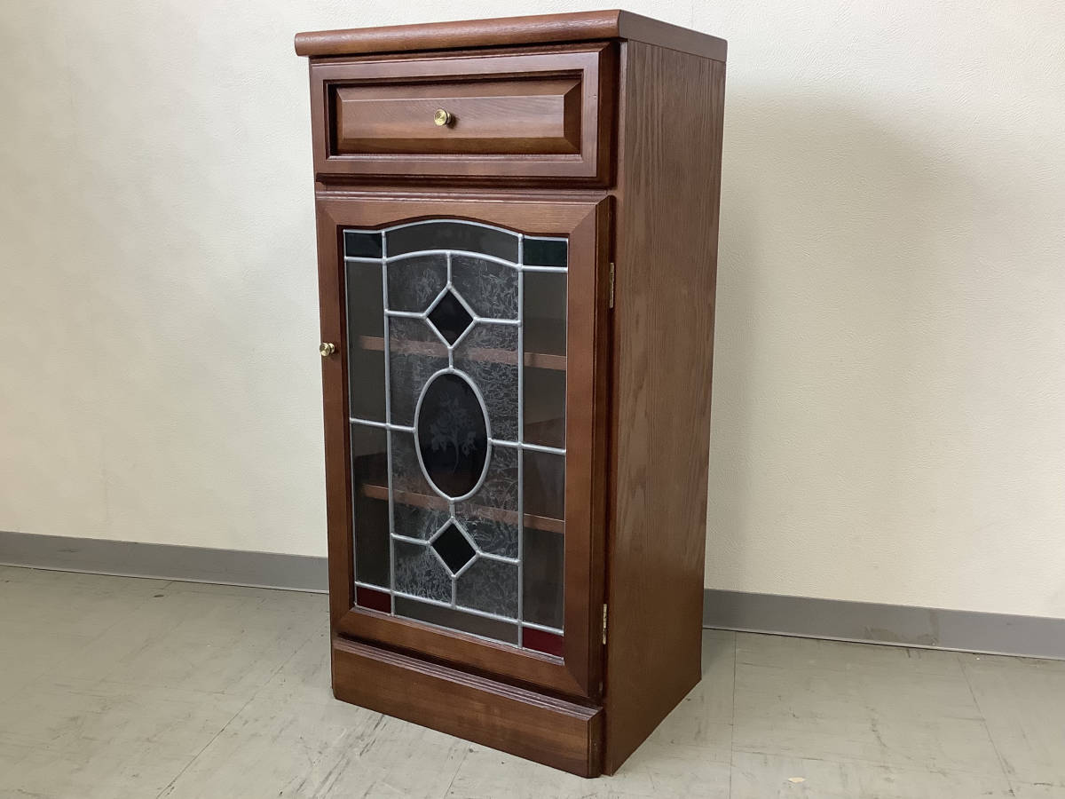 S1x0125r ステンドグラス電話台 飾り棚 収納棚 花台 スリッパラック Brugge ブルージュ カリモク Maruni ベルメゾン 電話台 売買されたオークション情報 Yahooの商品情報をアーカイブ公開 オークファン Aucfan Com