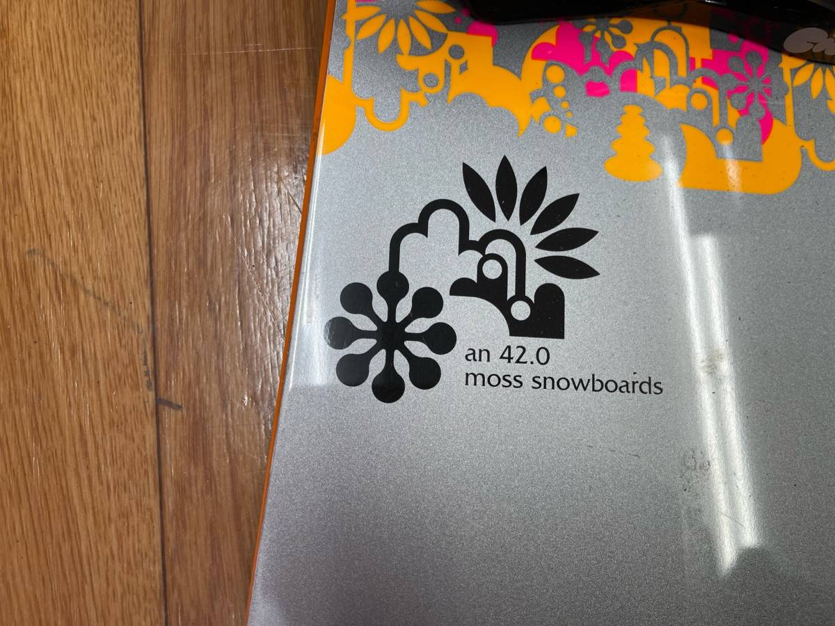 美品☆ moss スノーボード an 42.0 / BURTON バートン 142cmほど