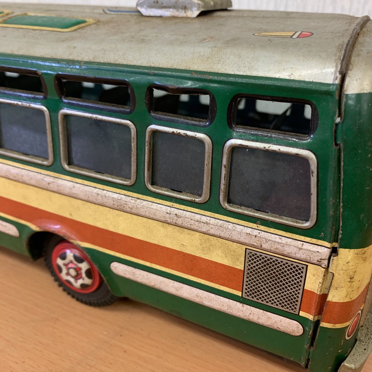 昭和レトロ 国鉄バス 68-75 ブリキ 国鉄ブリキバス 全長45cm(自動車 