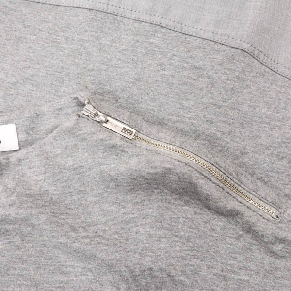 【美品】MORABITO/モラビト レディース セット 七分袖トップス×フレアスカート カットソー素材 38 M グレー [NEW]★41AG64 MORABITO（シャツ&frasl;ブラウス(長袖&frasl;七分)）のフリマアイテム一覧 モラビト MORABITO ブルーグレー レース切替リブニット パープル