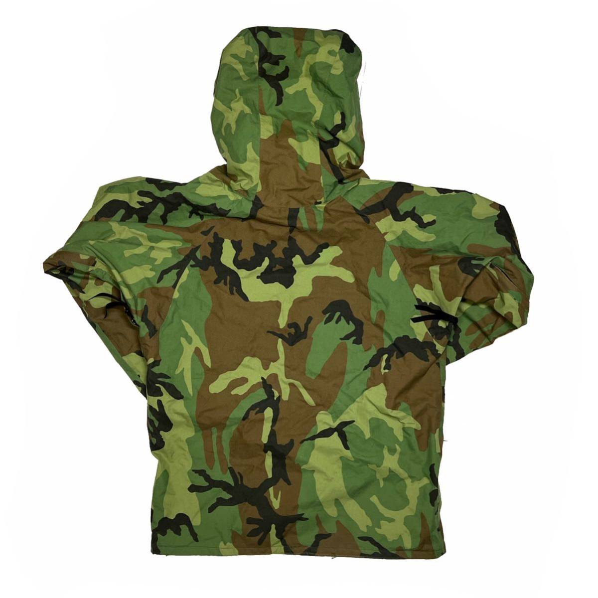 希少！米軍実物 00s ECWCS GEN1 ゴアテックスパーカー後期 カモフラ 米軍実物 ECWCS GORE-TEX PARKA ウッドランド/M (検 ARMY カモ柄 実物
