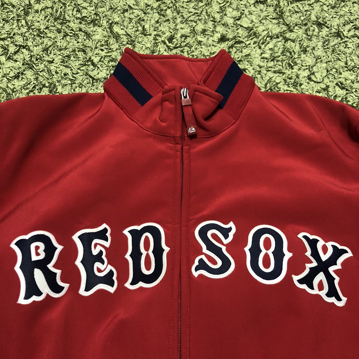 majestic マジェスティック MLB レッドソックス ジャケット ビッグロゴ