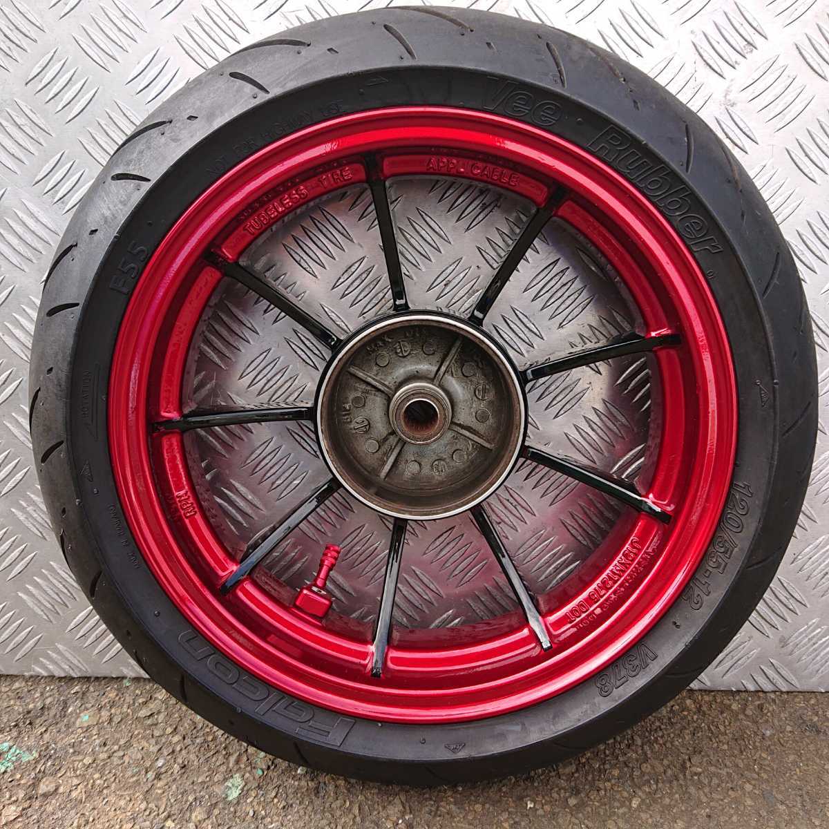 ☆希少☆中古美品☆ アドレス V125 キタコ RPM製 社外 リアホイール 12