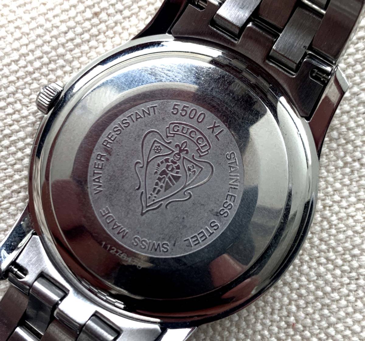 GUCCI 5500XL メンズ腕時計 クォーツ 電池交換済 グッチ GUCCI
