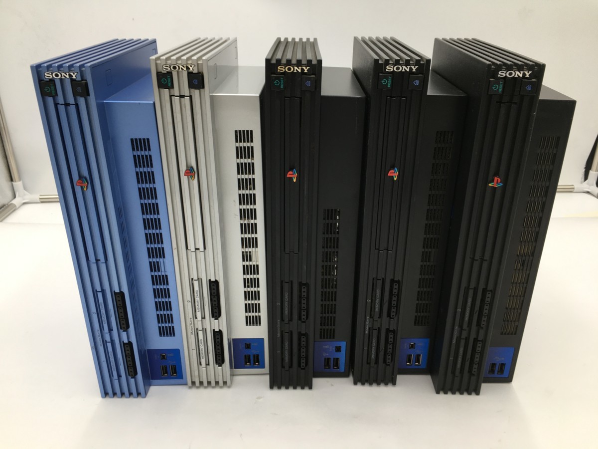 ♪△【SONY ソニー】PS2本体 5台/コントローラー 2点 計7点セット SCPH-