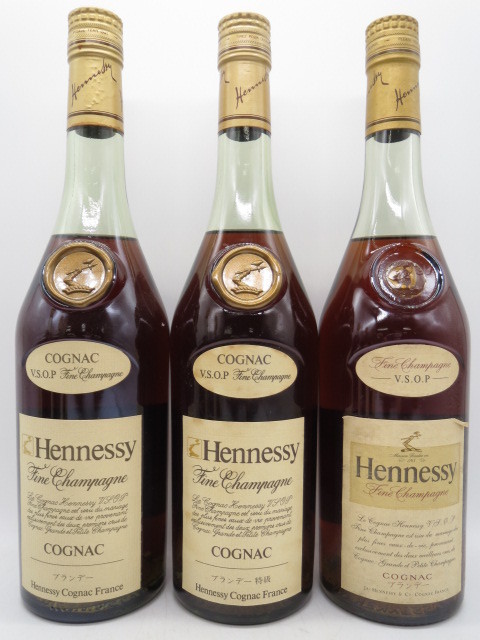 未開栓 洋酒 ヘネシー VSOP グリーンボトル Hennessy 700ml 40% 6本