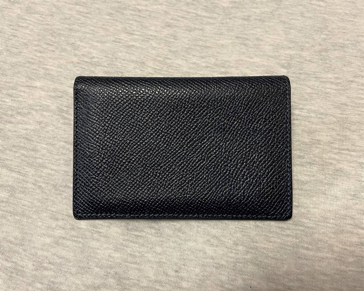 良品 MAISON de HIROAN 革製 2つ折り カードケース 博庵 ヒロアン
