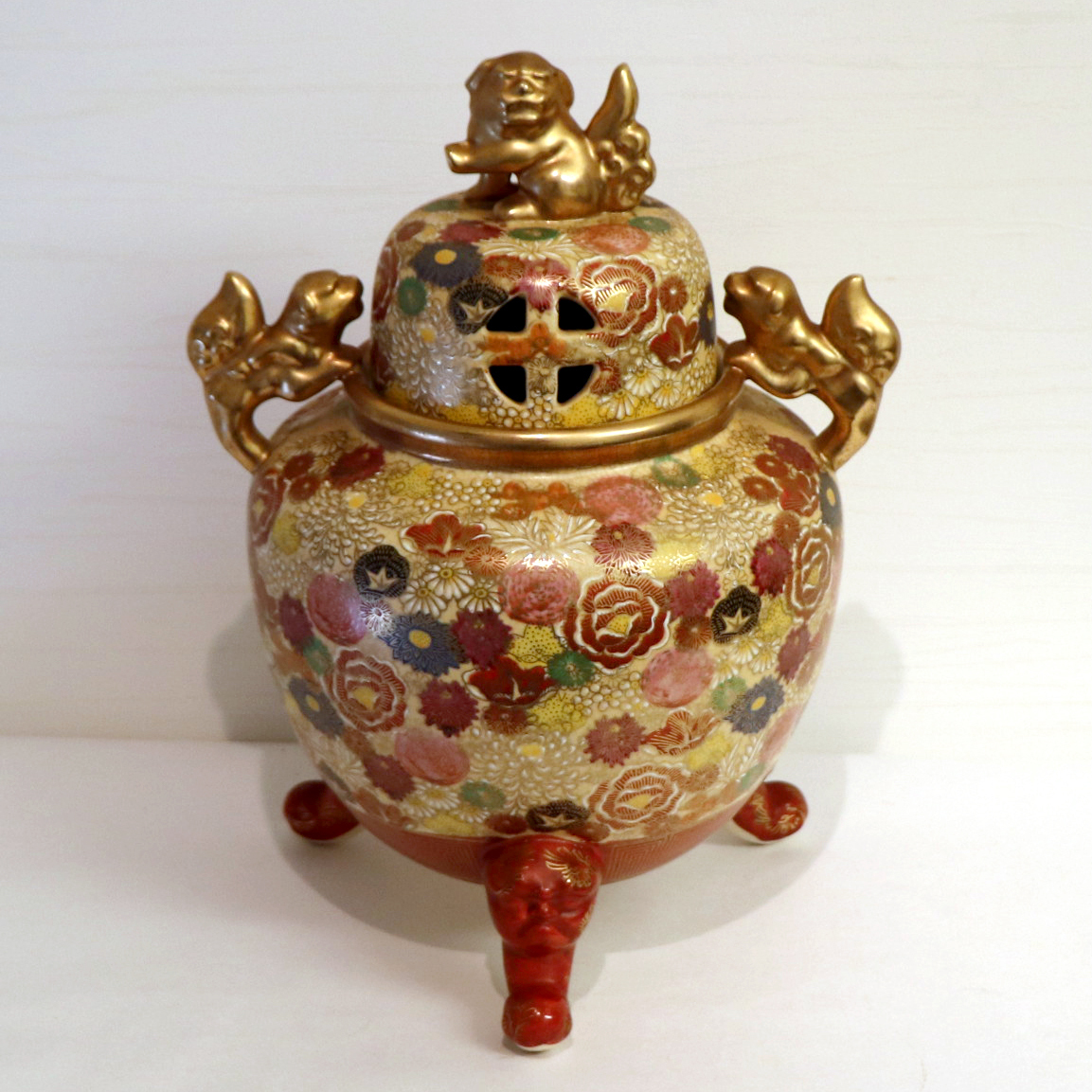 限定セール，人気 薩摩焼 丸十 三脚 香炉 No.200628-33 佐川急便100(薩摩)｜売買されたオークション情報、yahooの商品情報をアーカイブ公開 - オークファン 薩摩