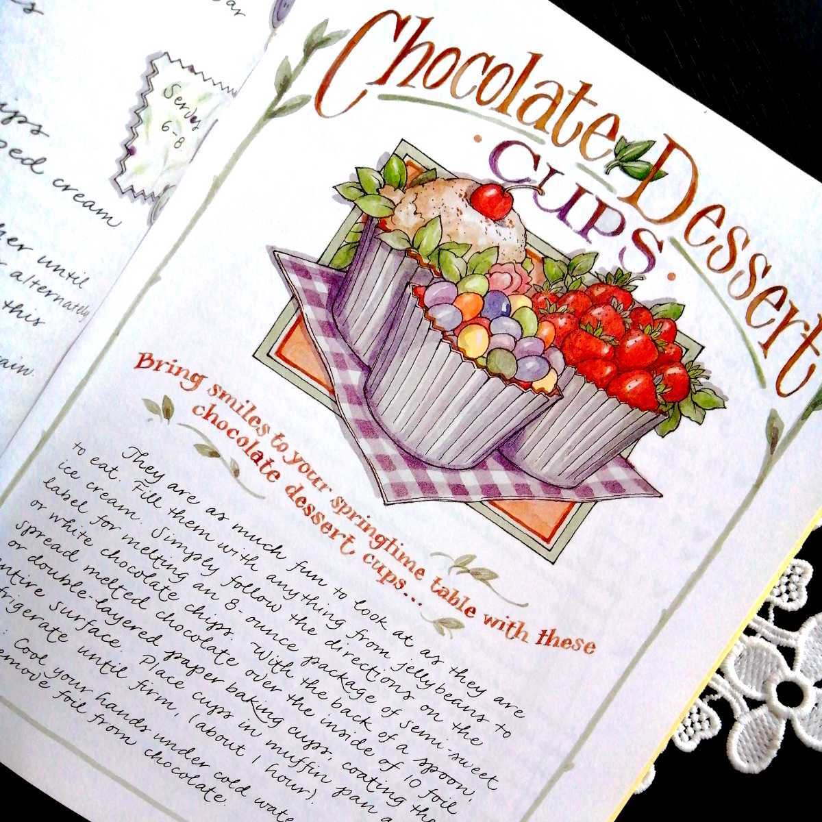 洋書 古書 かわいいイラストがいっぱいなアメリカのレシピ本 レシピブック レシピ集 料理本 水彩画 色鉛筆画 カントリー 植物 花 洋書 売買されたオークション情報 Yahooの商品情報をアーカイブ公開 オークファン Aucfan Com