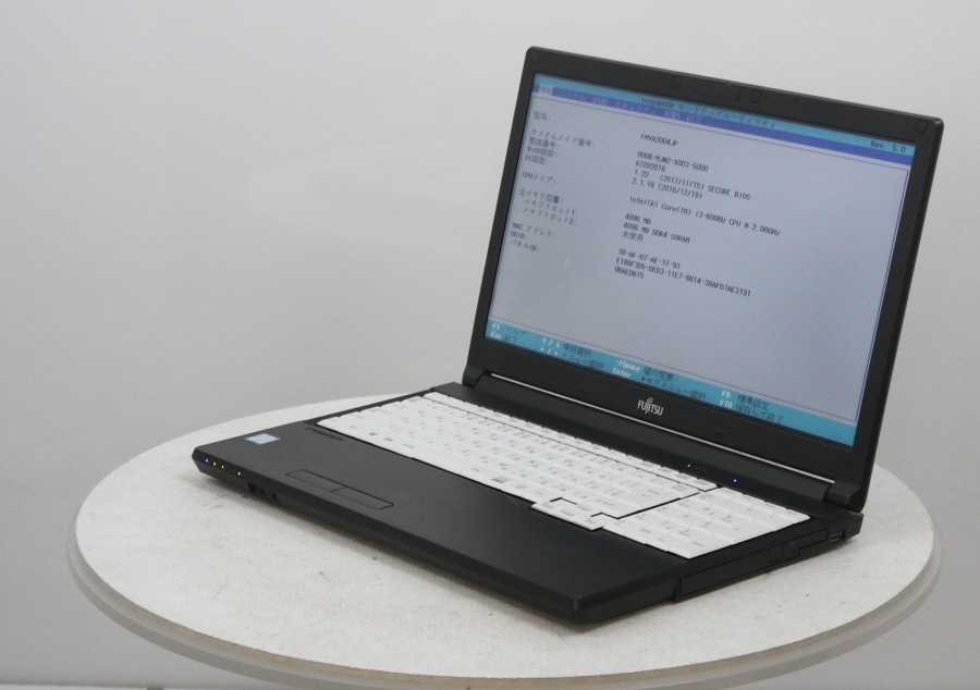 Win10 富士通 LIFEBOOK AH50/C3☆i7-7700HQ/メモリ4GB /1000GB/15.6型