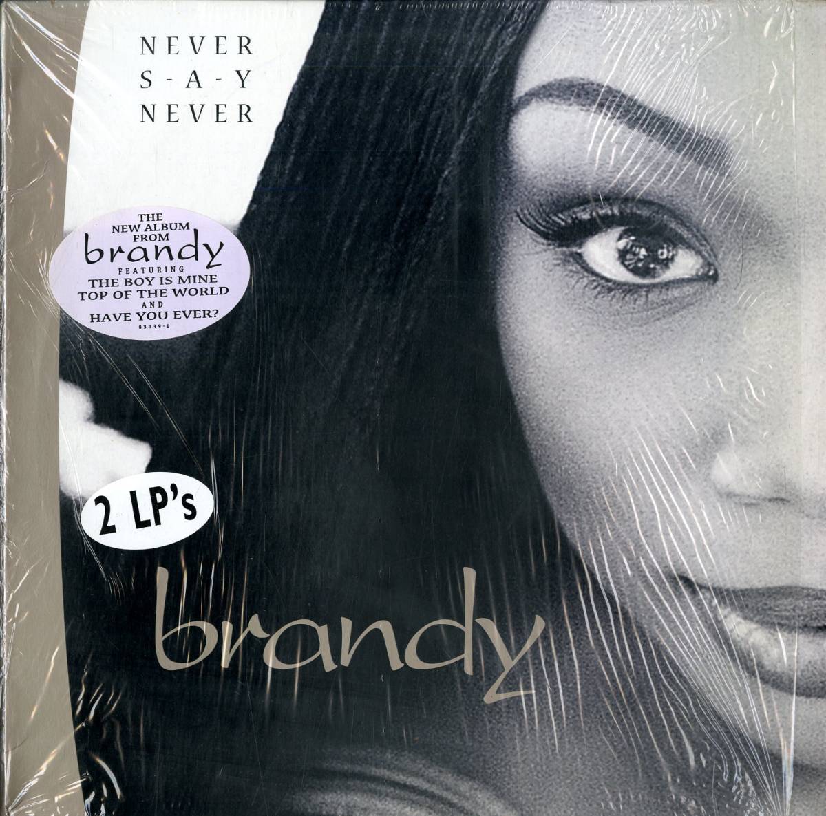 A00500103/LP2枚組/ブランディ(BRANDY)「Never Say Never (1998年・83039-1・R&B・ニュージャックスウィング)」