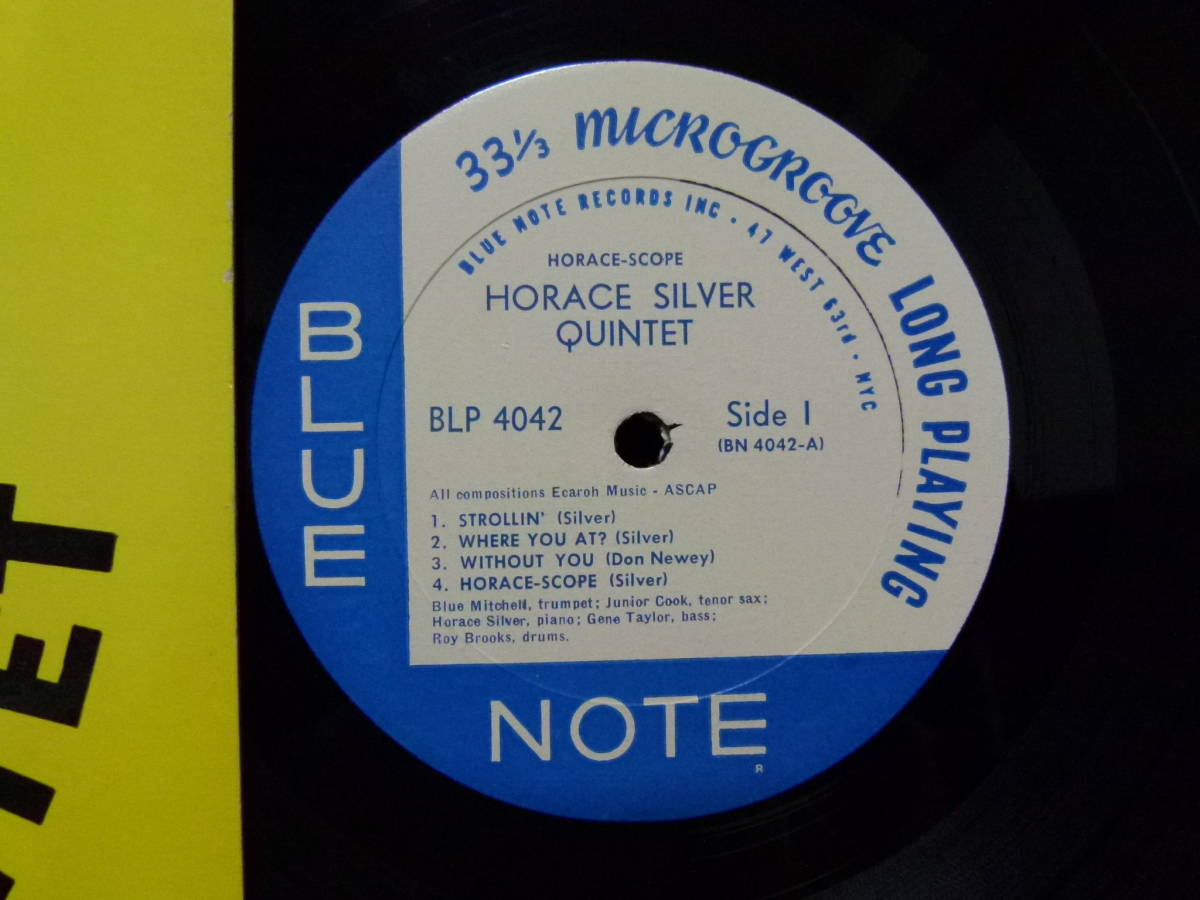 Horace Silver - – The Quintet Horace-Scope HORACE SILVER Vinyl