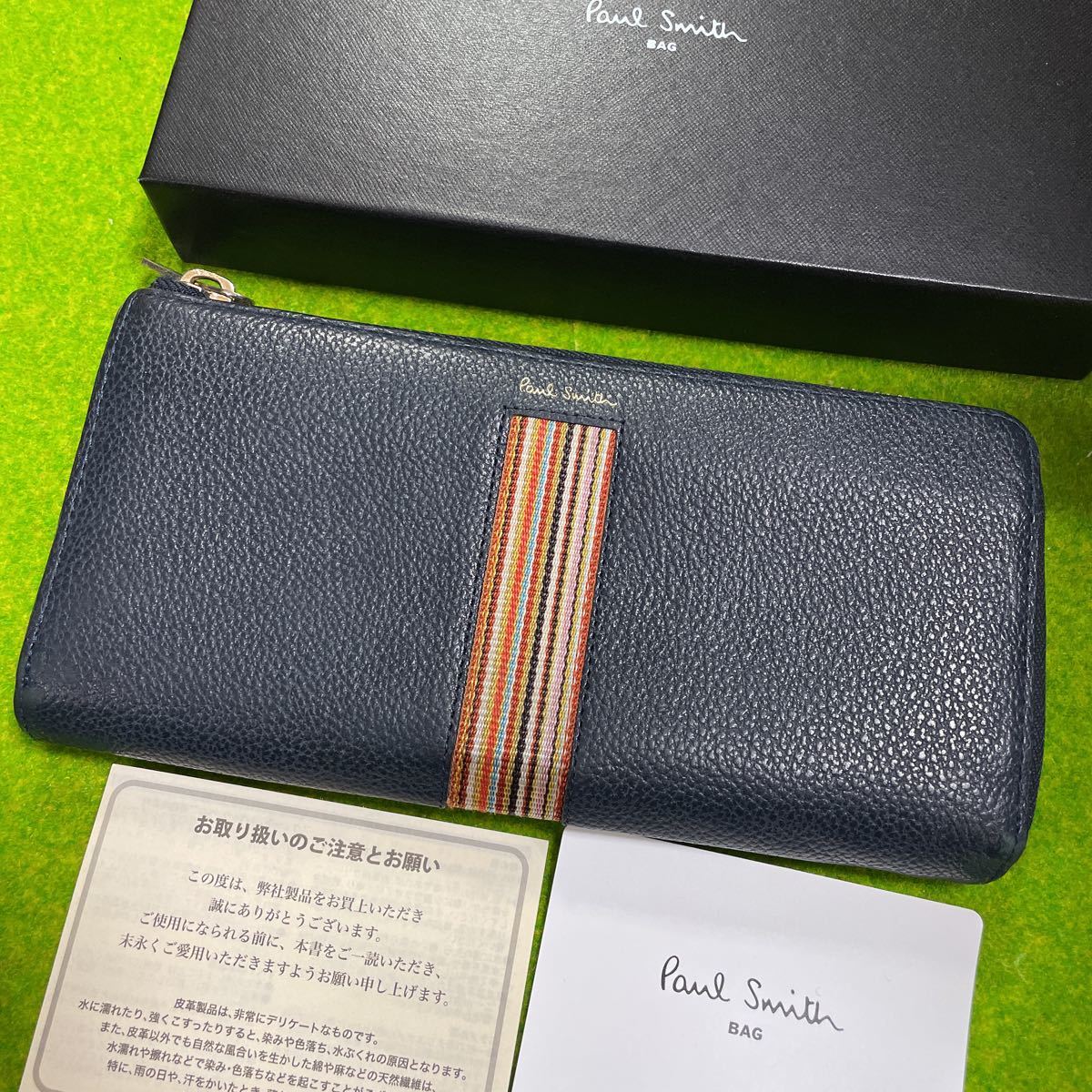【大人気，豊富な】 Paul Smith ポールスミス 財布 長財布 ファスナー(財布)｜売買されたオークション情報、yahooの商品情報をアーカイブ公開 - オークファン 服飾小物
