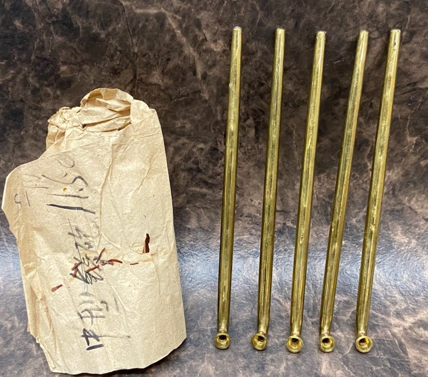 売切り☆当時物 希少な未使用品 煙管 キセル 5本まとめて 喫煙具/古民具/アンティーク/骨董/茶道具