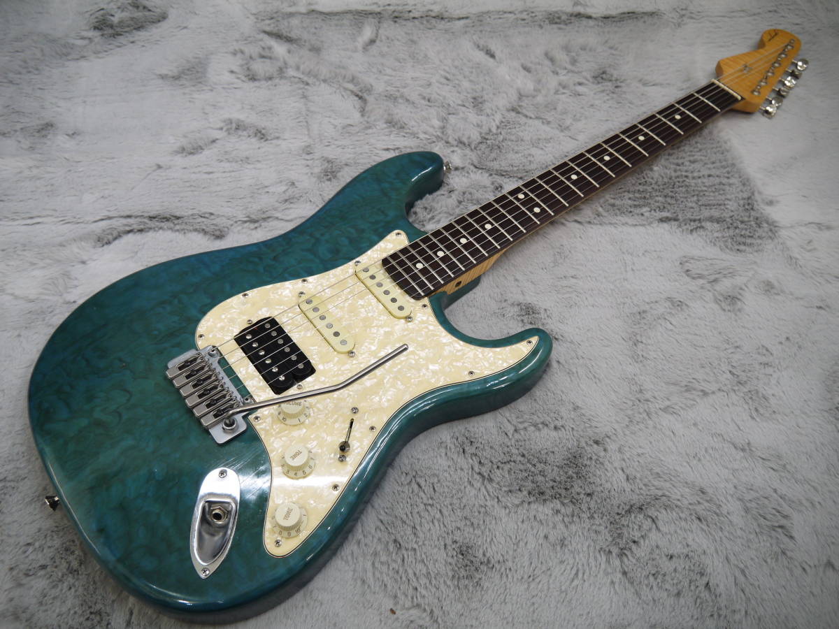 Temjin テムジン◇Ash/Quilt Maple, Reverse Head Stratocaster 