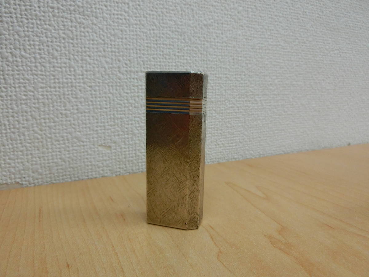 422) Cartier カルティエ ガスライター シルバーカラー 銀 SWISS MADE 