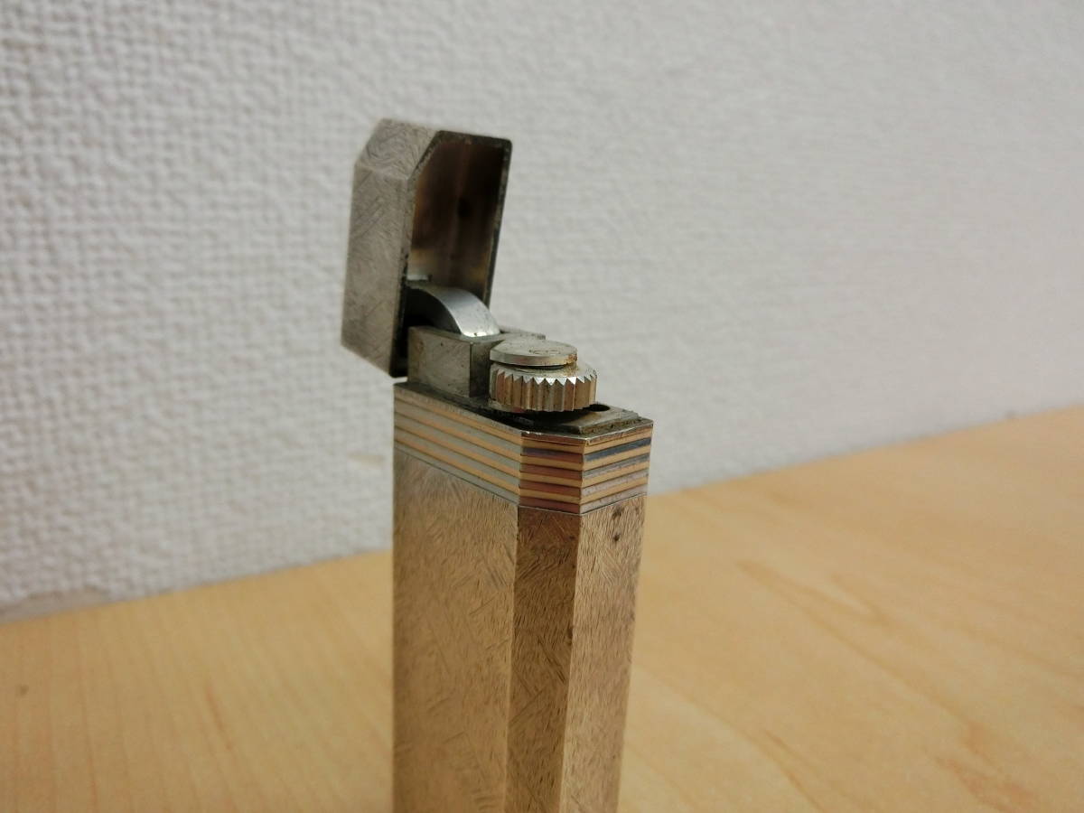 422) Cartier カルティエ ガスライター シルバーカラー 銀 SWISS MADE 