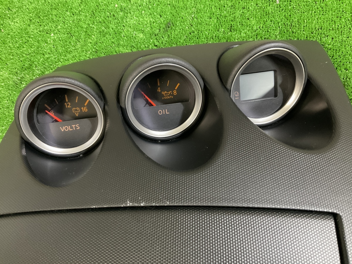 フェアレディZ Z33 前期 純正 3連メーター 電動開閉ナビパネル 