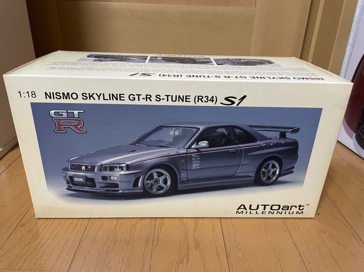 オートアート 1/18 ニスモ スカイライン GT-R S-TUNE R34 S1/AUTOART 