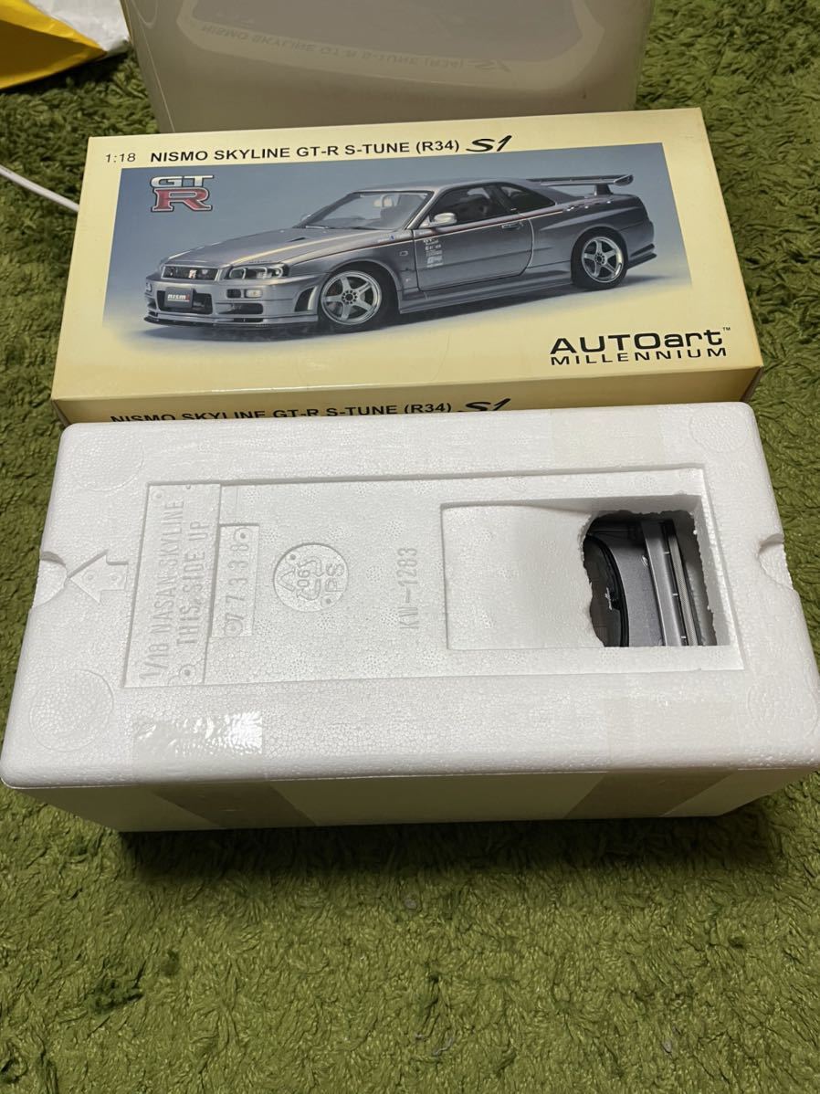 オートアート 1/18 ニスモ スカイライン GT-R S-TUNE R34 S1/AUTOART