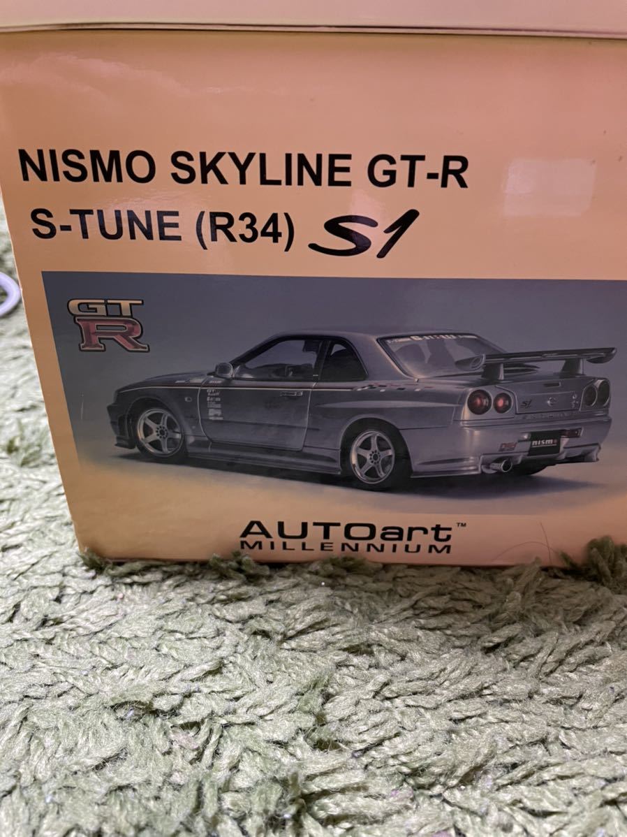 オートアート 1/18 ニスモ スカイライン GT-R S-TUNE R34 S1/AUTOART