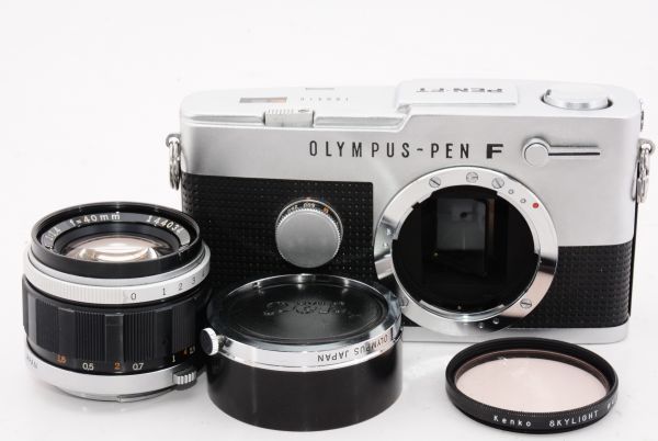 外観特上級】フィルター/フード付 OLYMPUS オリンパス PEN-FT 40mm F1