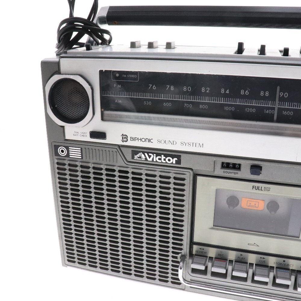 Victor ヴィクター ステレオラジオカセットレコーダー RC-828 FM/AM