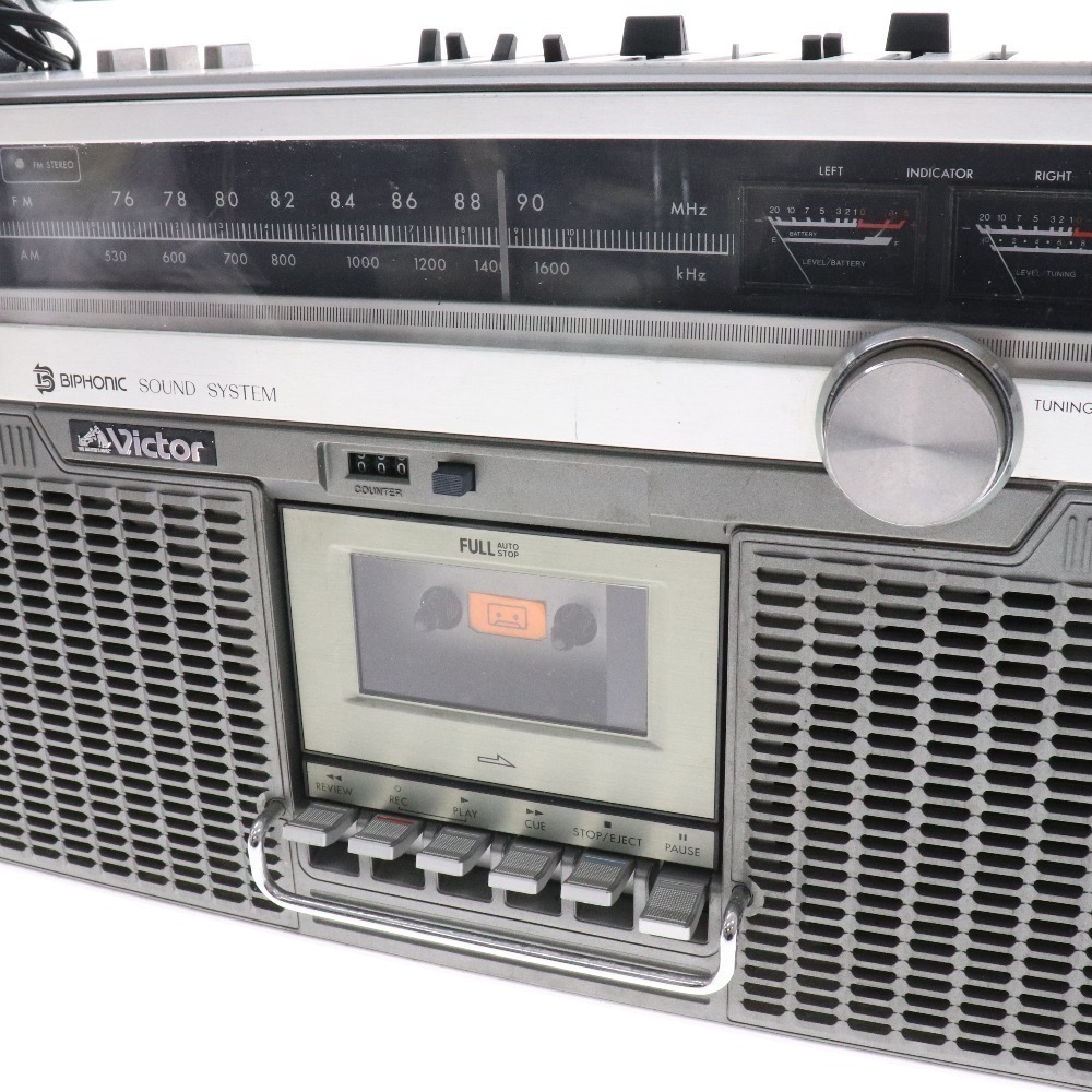 Victor ヴィクター ステレオラジオカセットレコーダー RC-828 FM/AM