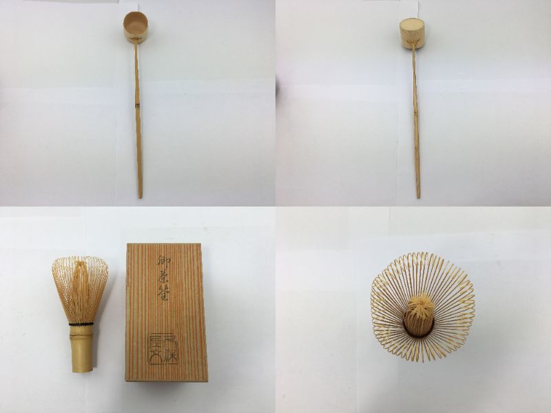 Y/ 有田焼 桂山作 皆具 茶陶セット 水指 建水 蓋置 茶碗 柄杓 杓立