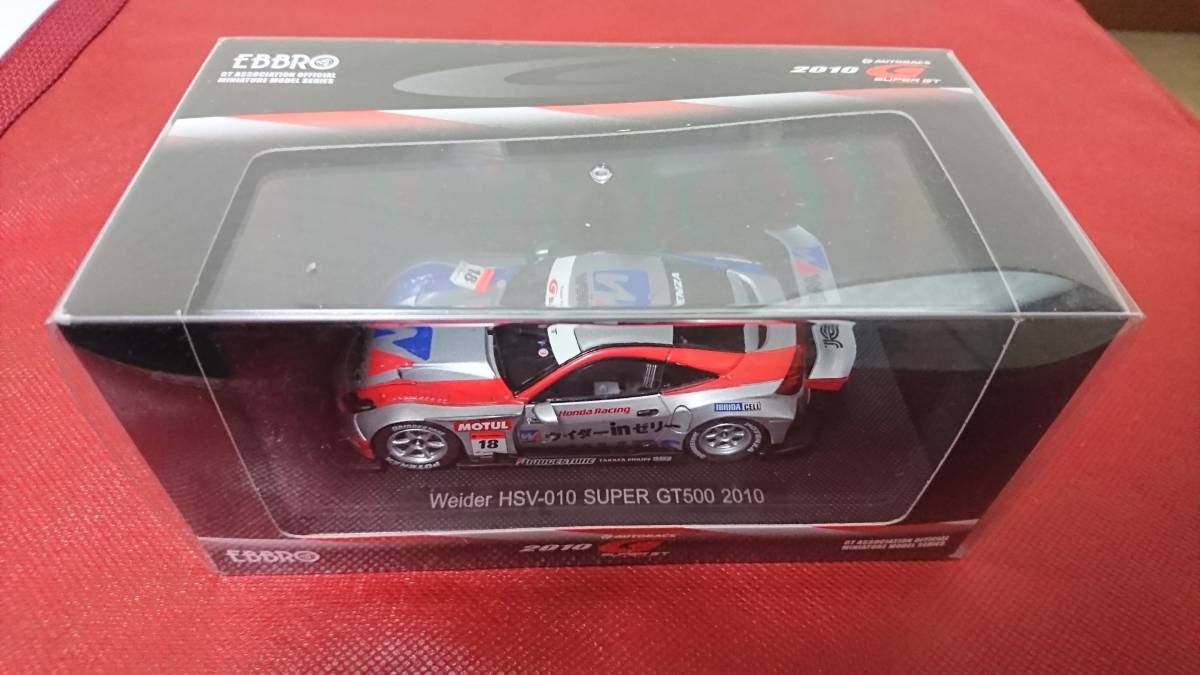 1/43 エブロ スーパーGT ホンダ ウィダー HSV-010 2010年 通常品