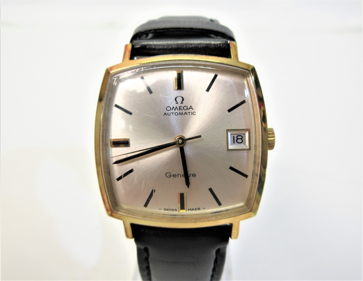 C95787RD 中古品 OMEGA オメガ ジュネーブ cal.1012 162.0052 ケース・尾錠金 試金OK 自動巻き オートマチック 腕時計 メンズ 本体のみ