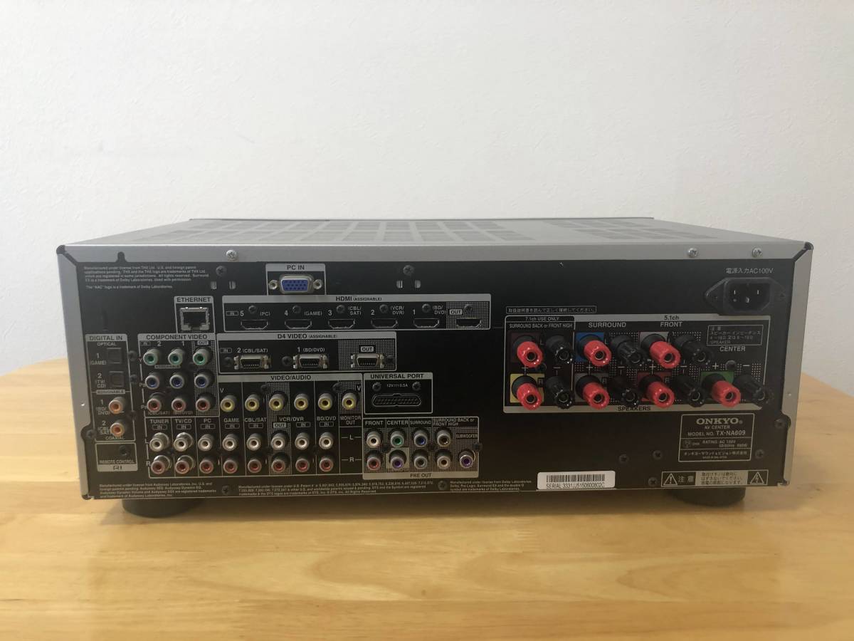 ONKYO AVアンプ TX-NA609 7.1ch ベストバイ ONKYO TX-NA609 AVアンプ 0 TX-