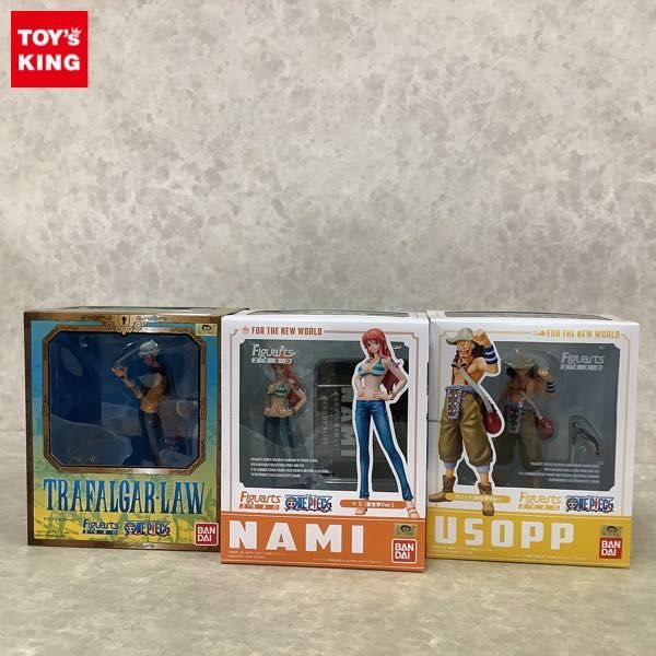 人気SALE，安い 1円 ONE PIECE Figuarts ZERO ウソップ 新世界ver ナミ 新世界ver トラファルガー ロー(ONE PIECE)｜売買されたオークション情報、yahooの商品情報をアーカイブ公開 - オークファン その他