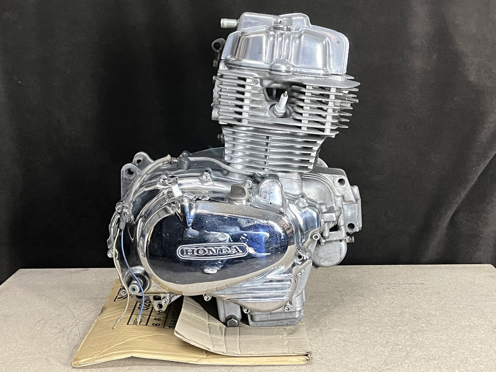 希少 当時物 CB400T ホーク2 実働車外し 6速 キック付 長期保管 OH