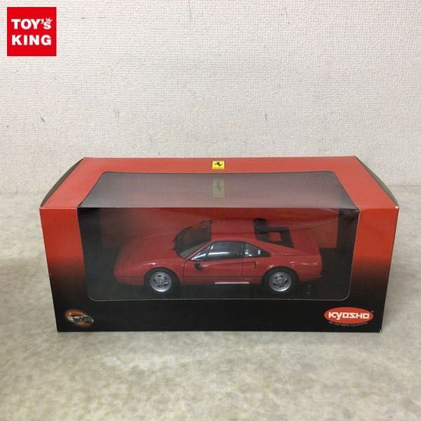 1円～ 京商 100%ホットウィール 1/18 フェラーリ328GTB 1988 レッド