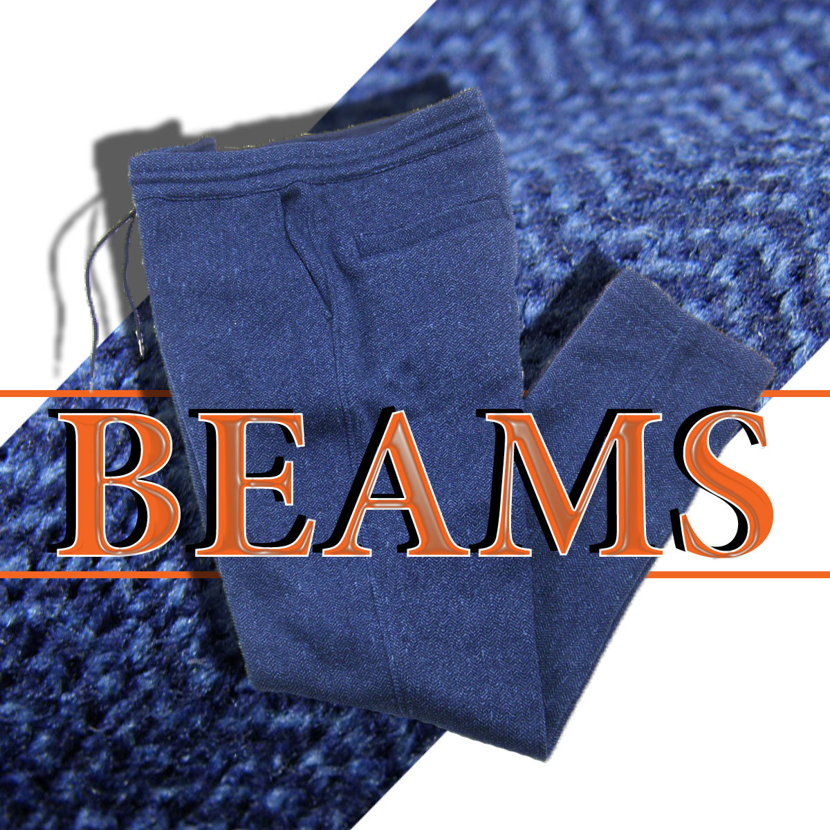  ビームス 暖パン ニット調 テーパード イージーパンツ ヘリンボーン 秋冬 XL 青紺 333579 B:MING by BEAMS(XLサイズ以上)｜売買されたオークション情報、yahooの商品情報をアーカイブ公開 - オークフ XLサイズ以上
