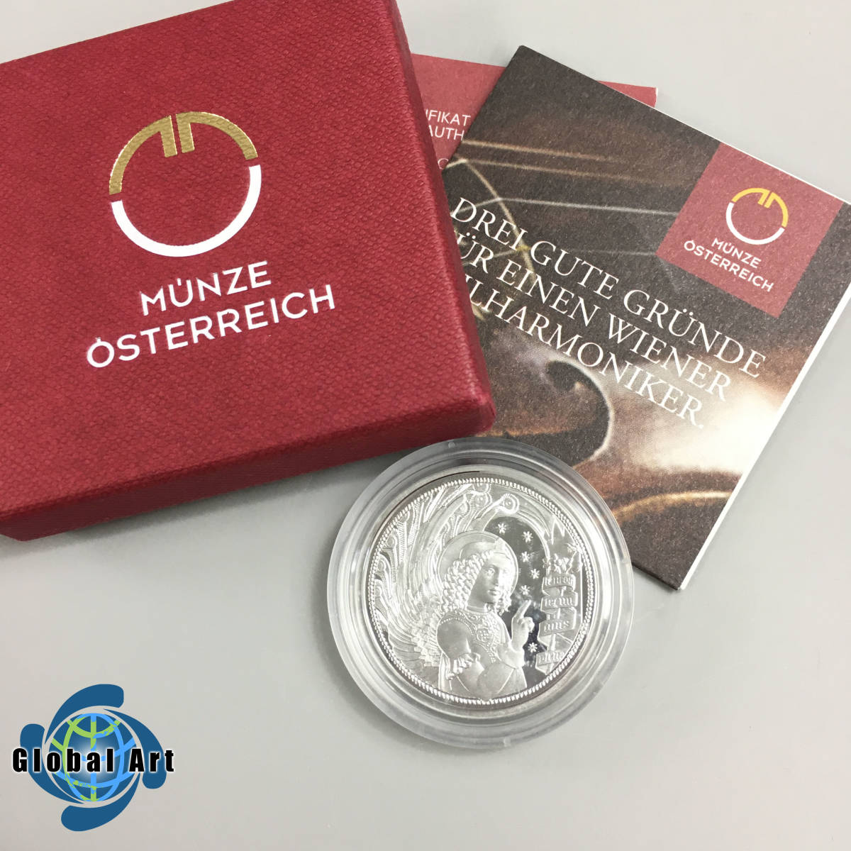 C 保管品 Munze Osterreich 硬貨 銀貨 Republik 10 Euro 10ユーロ 17年 Silver 925 総重量 約21 5ｇ 箱付 平成 売買されたオークション情報 Yahooの商品情報をアーカイブ公開 オークファン Aucfan Com