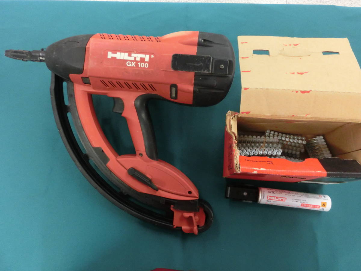  HILTI ヒルティ ガスくぎ打ち GX100 動作が取れない為&rarr; ジャンク品(エア釘打機)｜売買されたオークション情報、yahooの商品情報をアーカイブ公開 - オークファン エア釘打機
